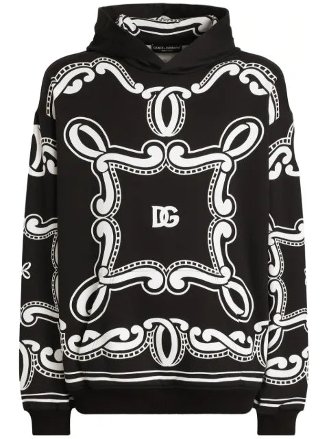 Dolce & Gabbana bandana-print hoodie