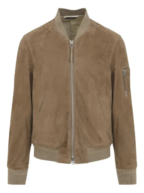 TOM FORD suede bomber jack