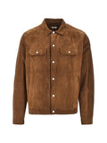 Brunello Cucinelli suede four-pocket jacket