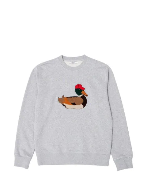 Dean Edmonds duck-patchwork sweatshirt