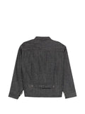 TAIGA TAKAHASHI pleated denim jacket