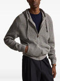 Polo Ralph Lauren waffle-knit zip-up hoodie