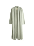 Frenckenberger shawl-collar floor-length cardigan