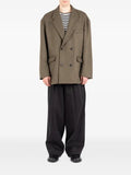 Société Anonyme double-breasted wool blazer