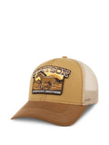 Stetson logo-patch mesh-panel baseball cap
