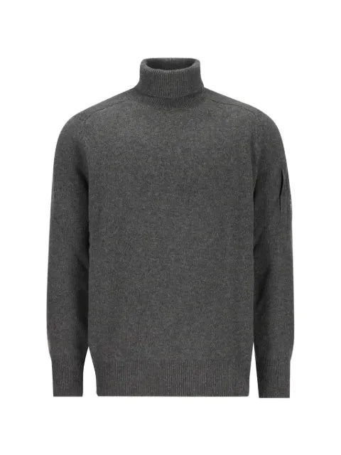 C.P. Company Lens-detail roll-neck sweater