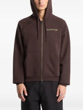 dime Grid zip-up hoodie