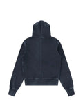 ENTIRE STUDIOS faded-wash zip-up hoodie
