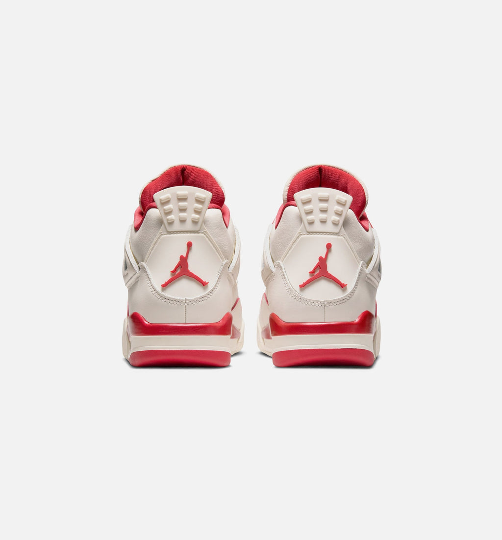 Air Jordan 4 Retro "Valentine's Day" Women's Shoe – Pale Ivory/Sierra Red/Tough Red