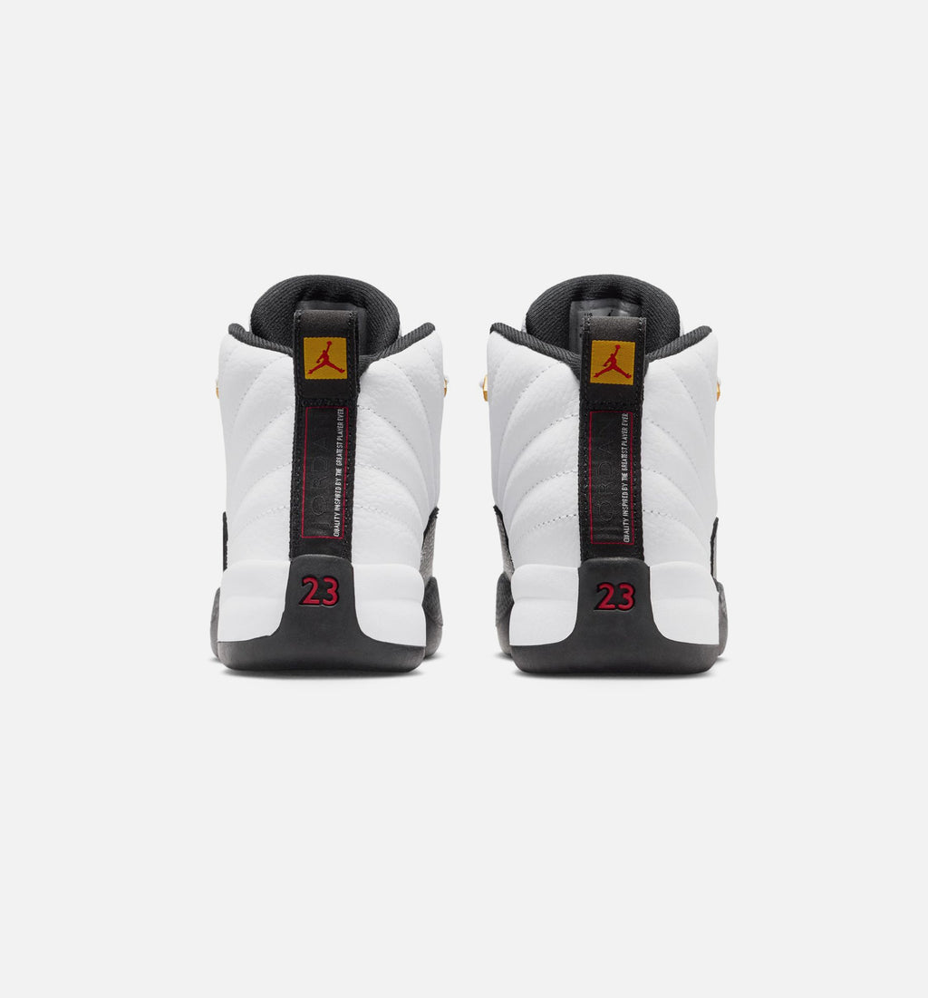 Air Jordan 12 Retro "Taxi" Infant/Toddler Shoe – White/Black/Taxi