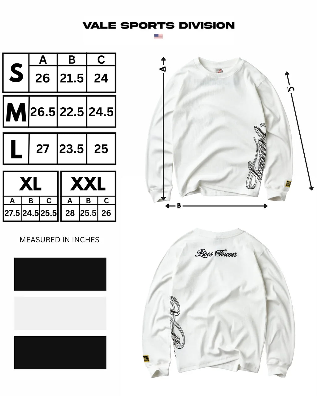 Vale Forever Cursive Thermal White