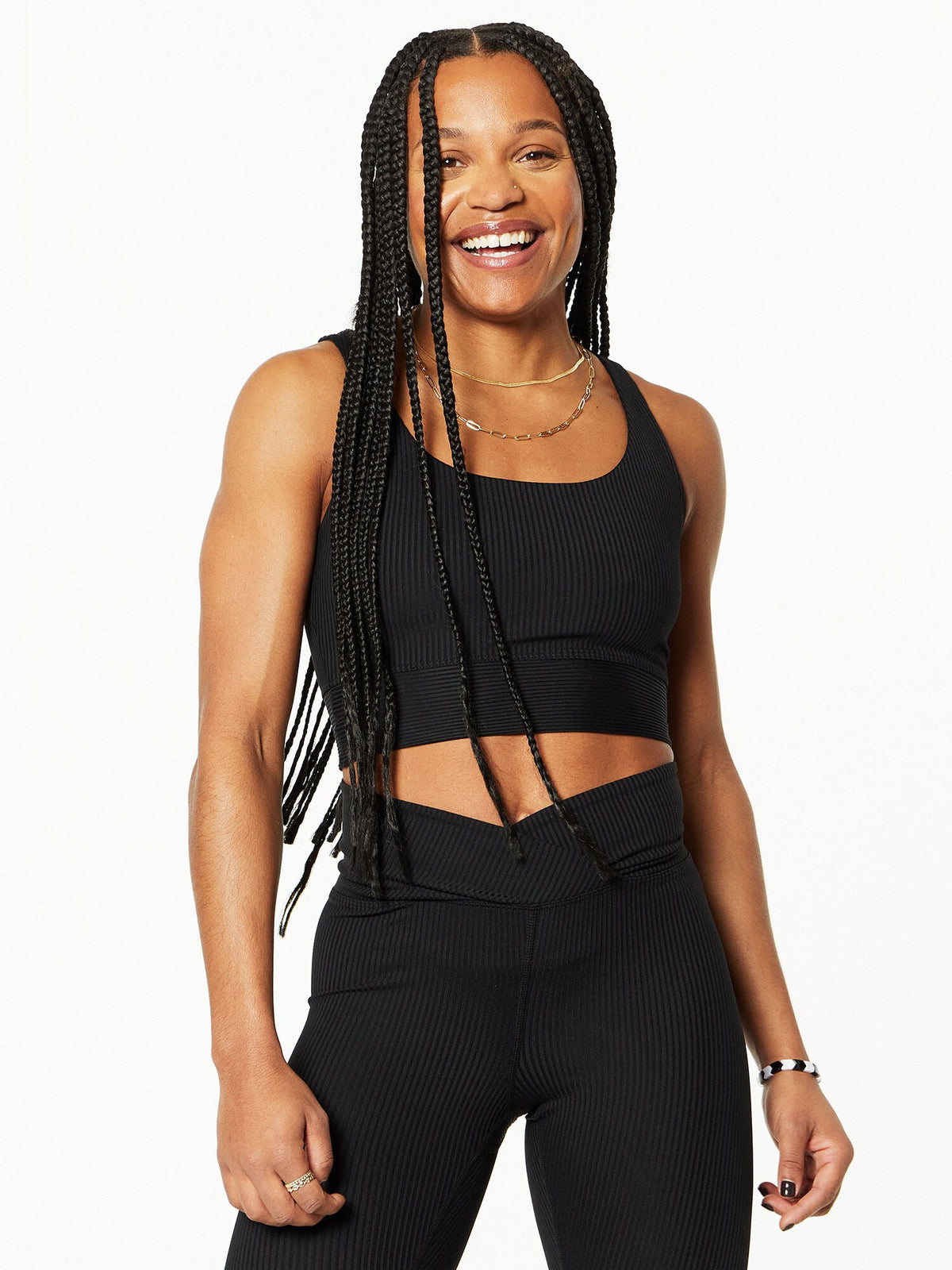 RIBBED GYM BRA
