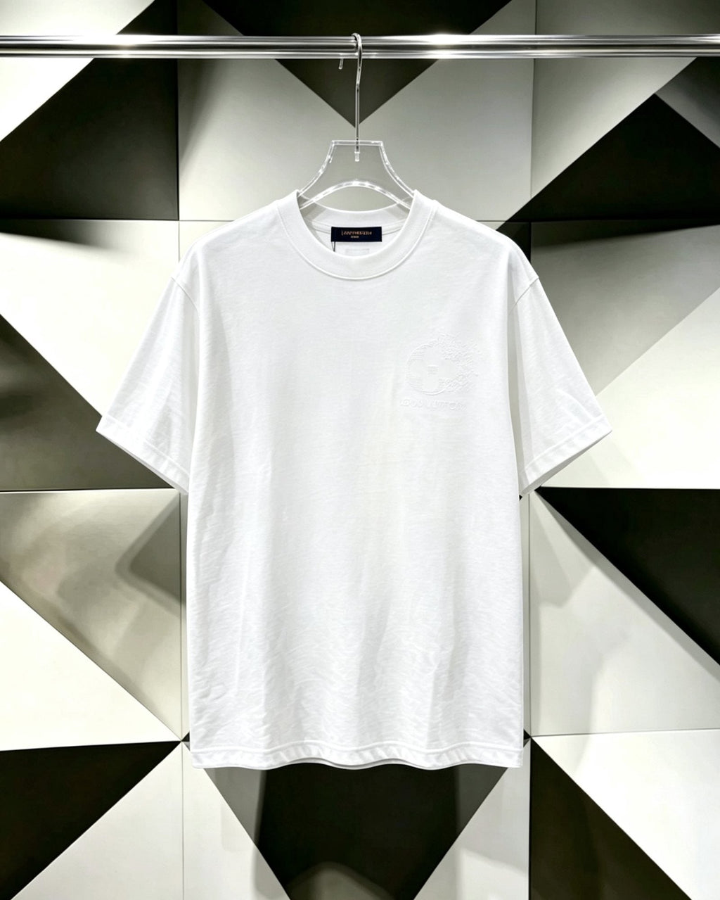 Louis Vuitton*LV Tonal Floral Graphic Short-Sleeve T-Shirt