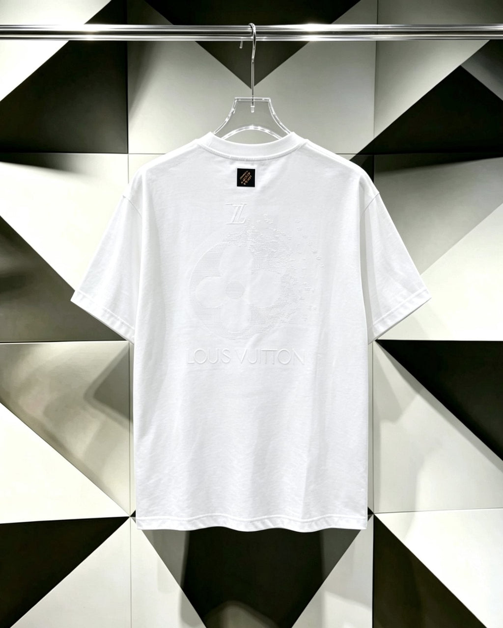 Louis Vuitton*LV Tonal Floral Graphic Short-Sleeve T-Shirt