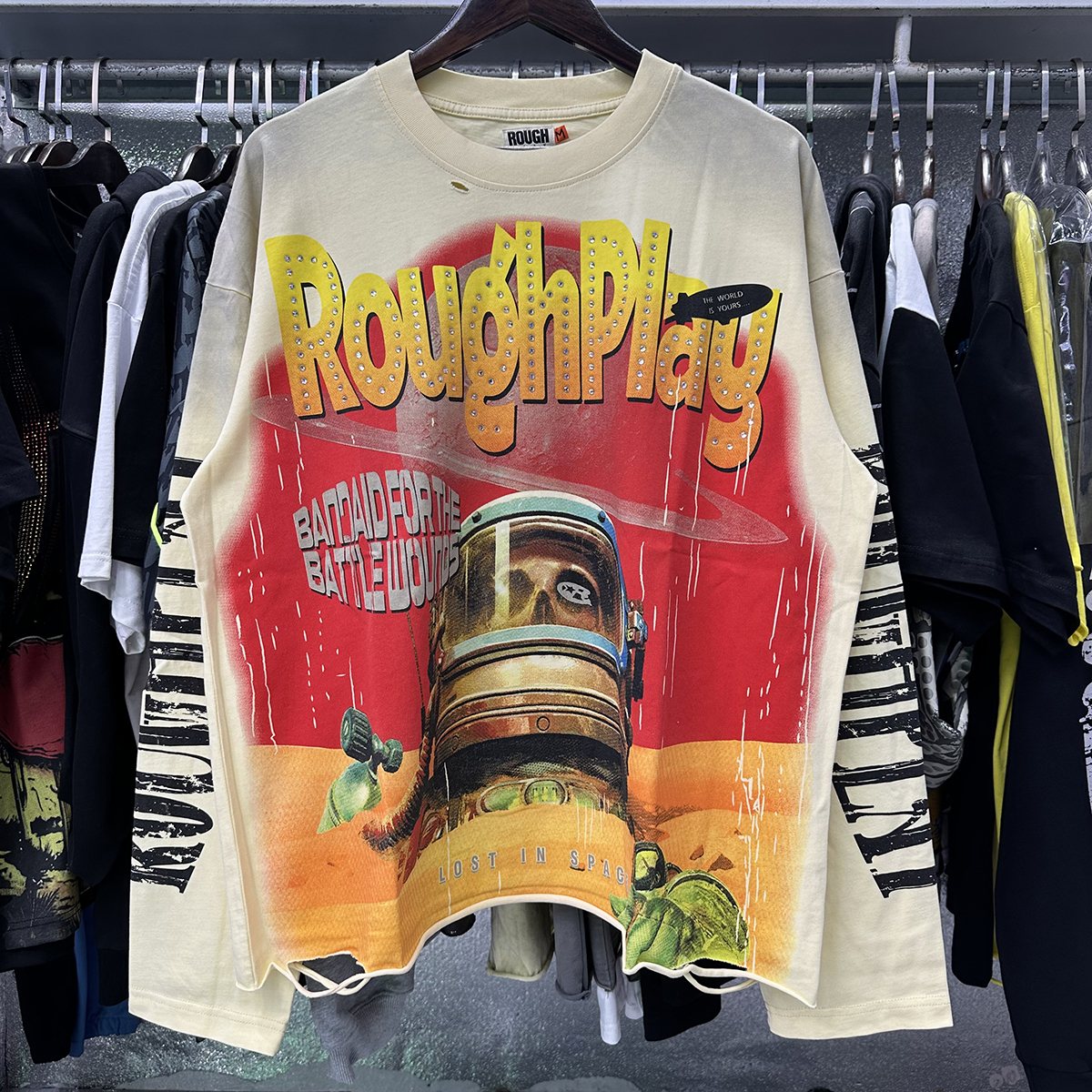Rough Play Lost In Space Astronaut Long-Sleeve T-Shirt