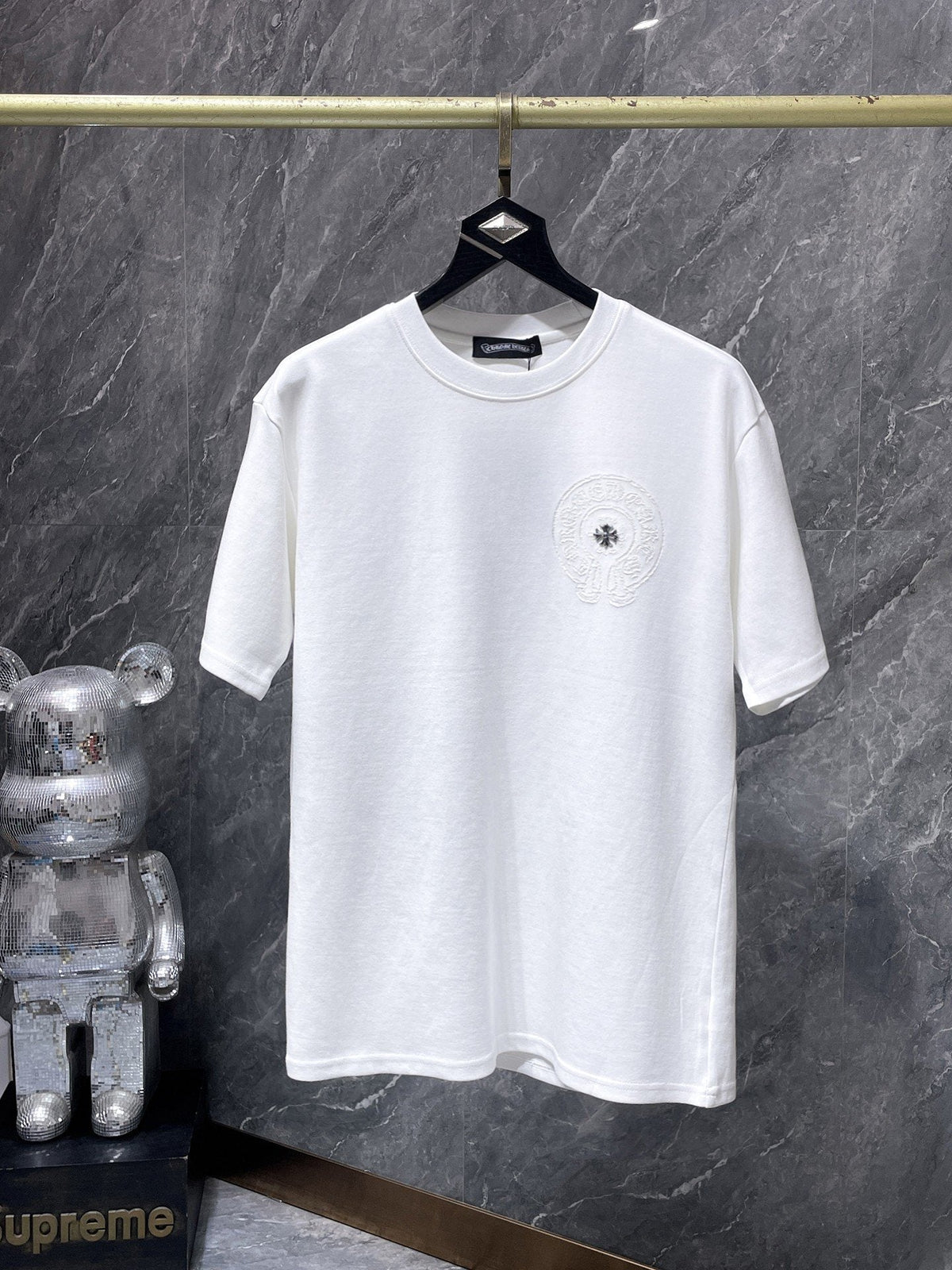 Chrome Hearts Horseshoe Graphic Short-Sleeve T-Shirt