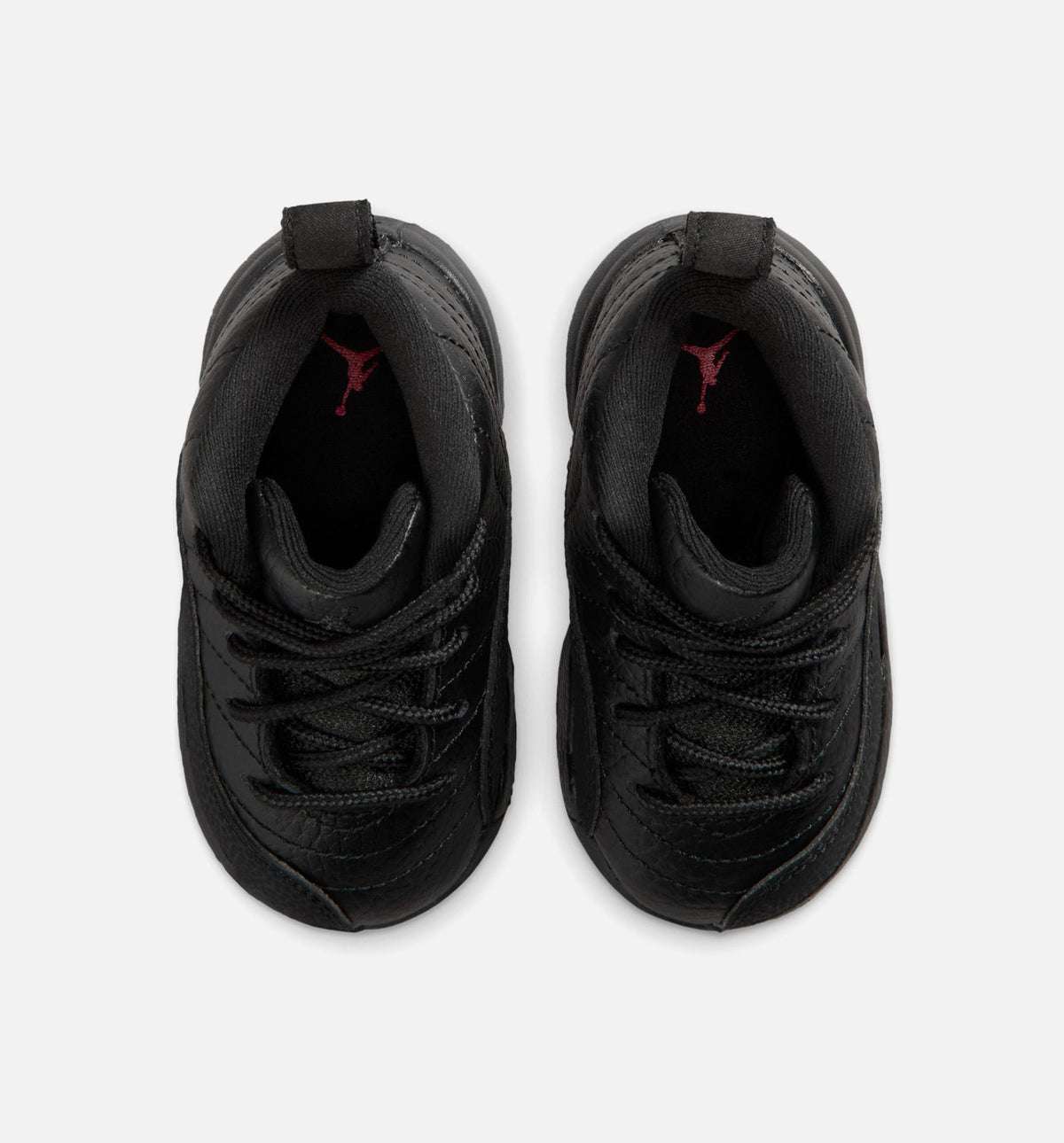 Air Jordan 12 Retro Bloodline Infant & Toddler Lifestyle Shoes - Black/Varsity Red