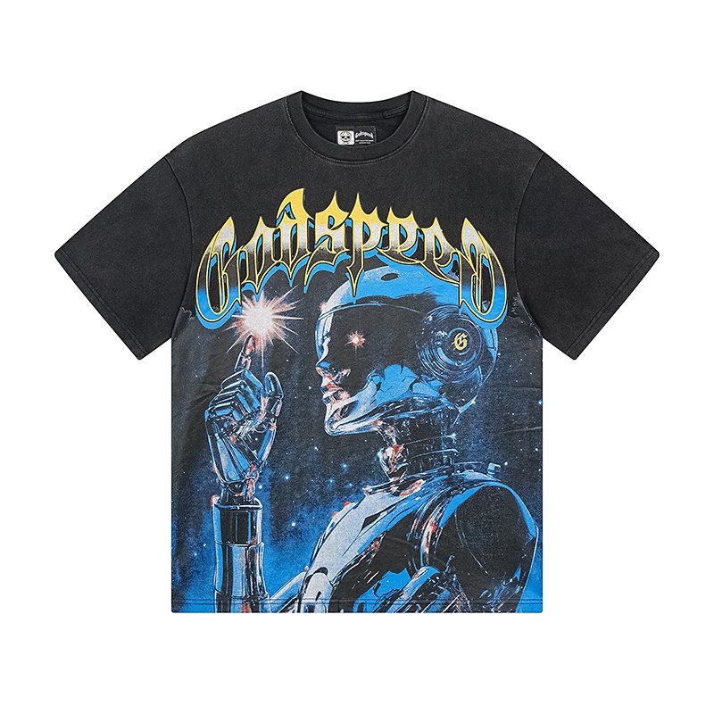 Godspeed Robot Graphic Short-Sleeve T-Shirt