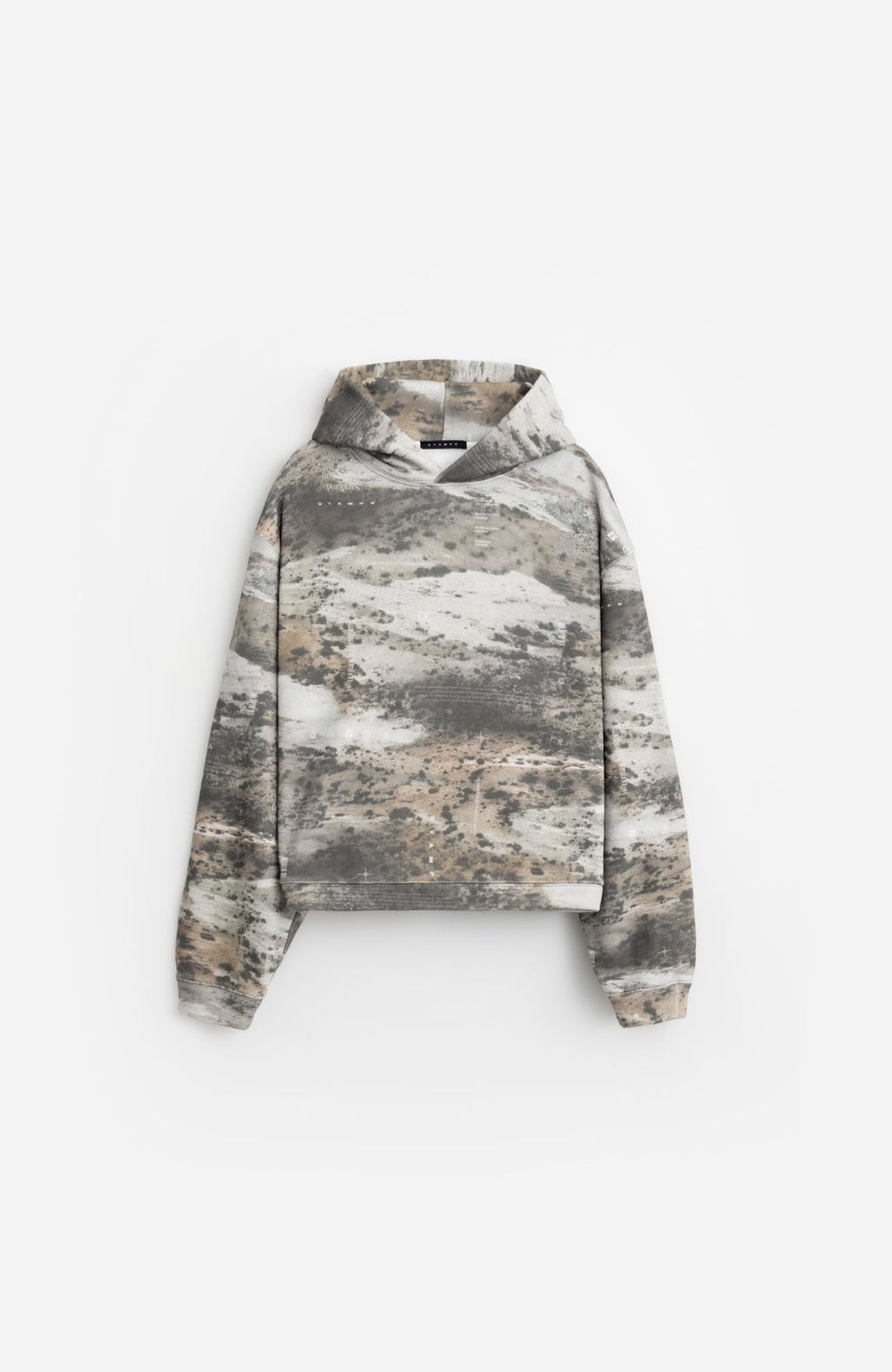 Stampd Sandland Camo Cropped Hoodie 'Sandlands Camo Print'
