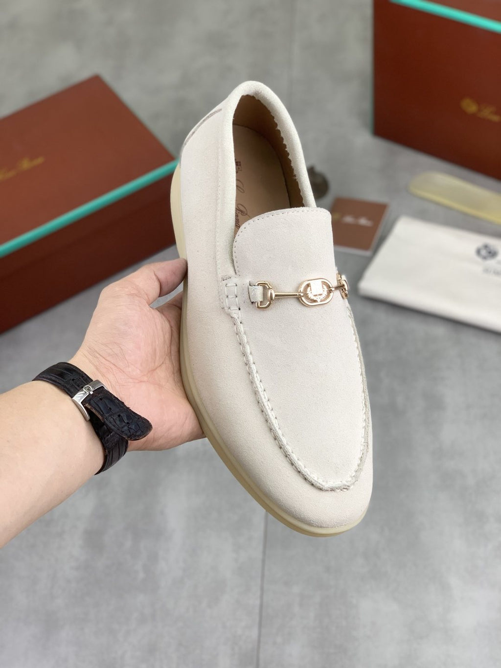 Loro Piana Bit Loafers