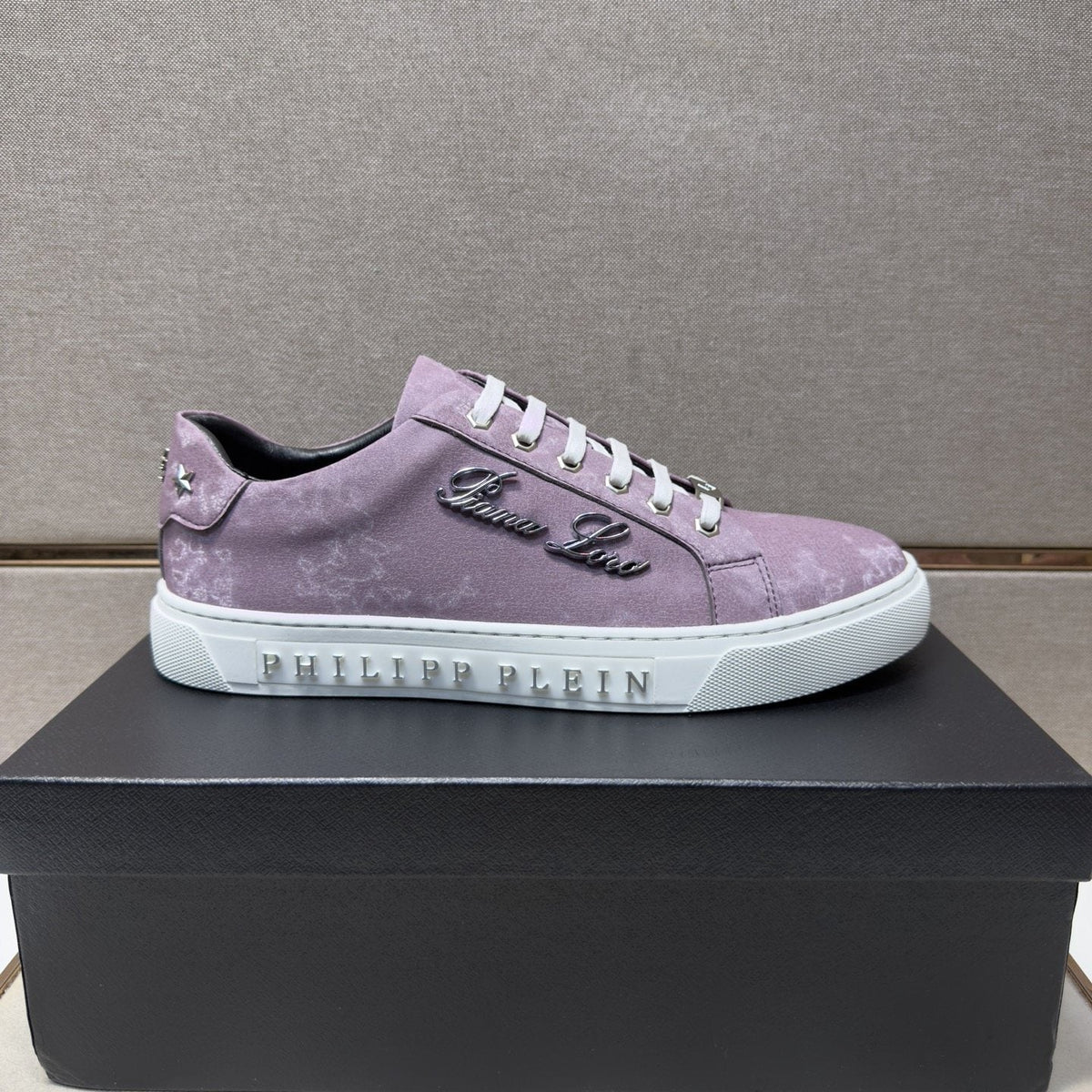 Philipp Plein Men's Script Detail Low-Top Sneakers